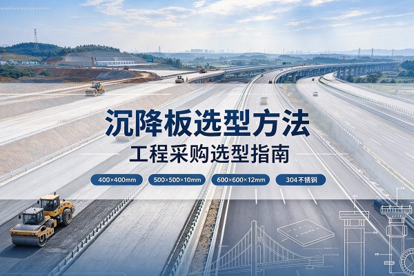 南皮沉降板选择方法